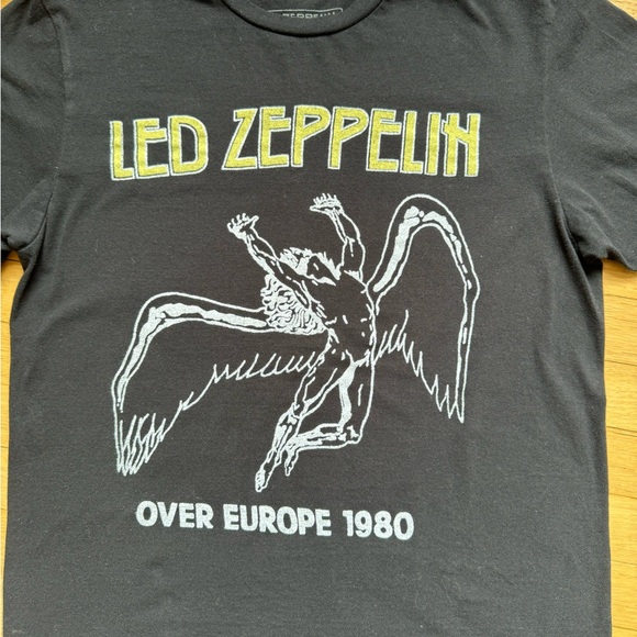 Vintage 1980 Led Zeppelin Graphic Black T
Shirt M - Picture 4 of 5